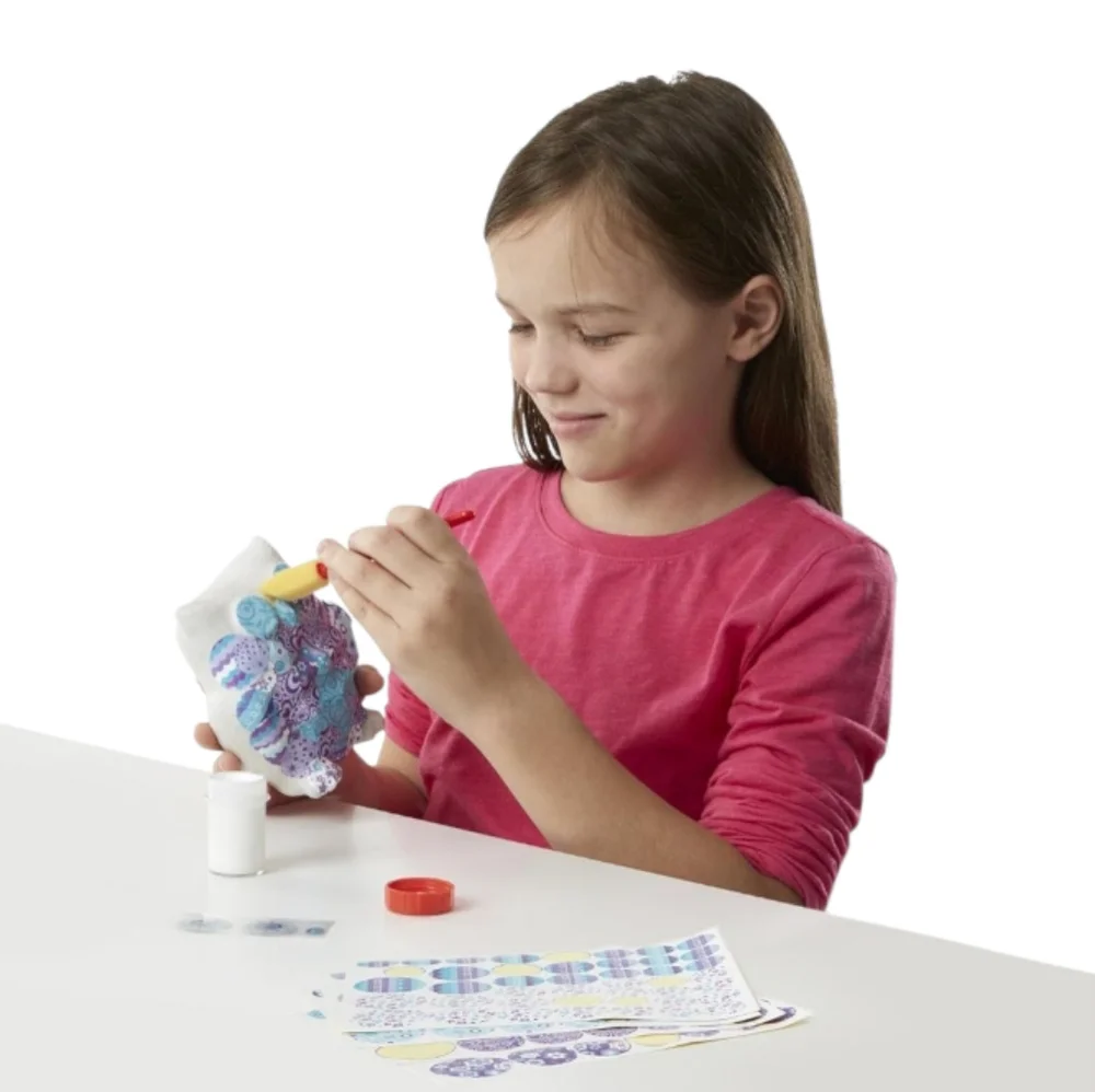 Melissa & Doug Decoupage Made Easy Craft Set Owl 30306 Kids DIY Art Kit New